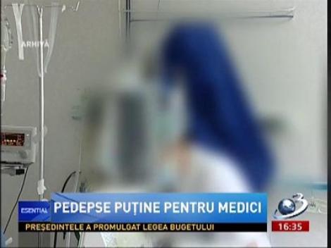 Din 200 de reclamații anuale de malpraxis, sunt pedepsiți, în medie,doar 2 medici