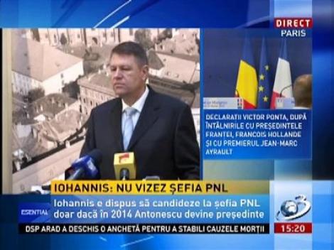 Klaus Iohannis i-a asigurat azi pe sibieni că nu renunţă la primăria Sibiului