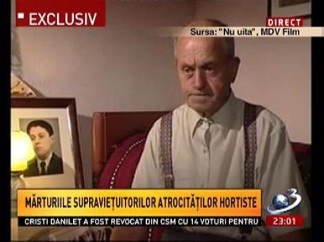 Sinteza Zilei: Continuarea mărturiilor ale supravieţuitorilor atrocităţilor hortiste