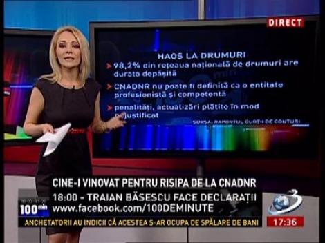 100 de Minute: Cine e de vină pentru risipa de la CNADNR