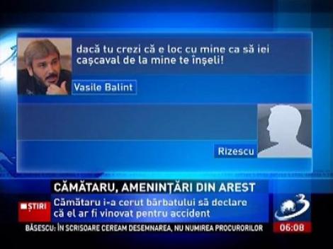 Cămătaru continuă să facă lege chiar şi din închisoare! Acesta a ameninţat victima unui accident produs de fiica sa