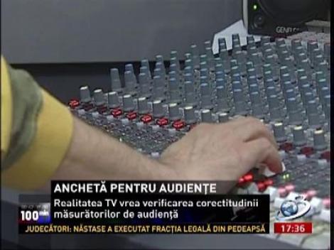 Realitatea TV cere verificarea corectitudinii măsuratorilor de audienţă