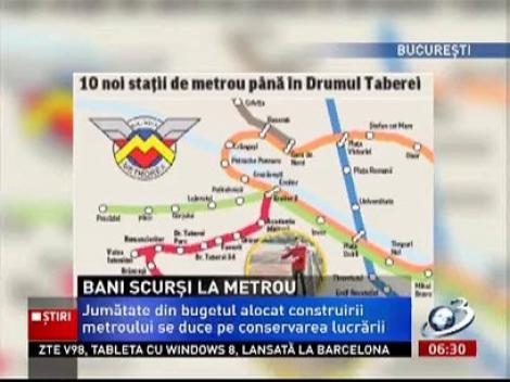 Statul scoate din conturi 11 milioane de euro, pentru conservare. Construcţia metroului din Drumul Taberei, îngheţată