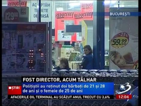 Cei trei hoţi care au spart un hipermarket din Capitală au fost prinşi.