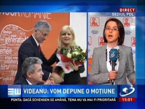 Elena Udrea şi-a depus candidatura pentru funcţia de preşedinte al PDL
