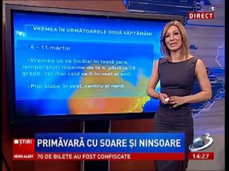 Primăvara capricioasă. Vremea se schimbă radical