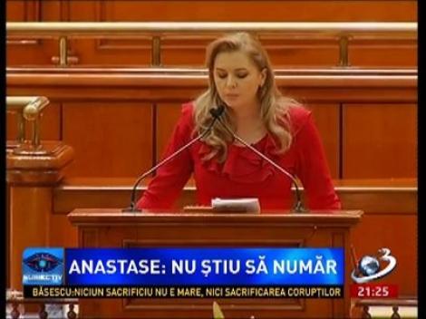 Roberta Anastase: Eu nu ştiu să număr, dar nici nu pretind să ştiu