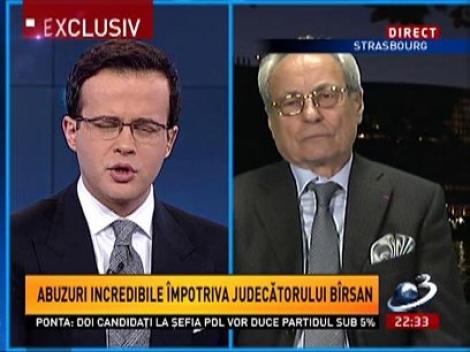 Corneliu BÎrsan: Eu de aproape 45 de ani cred în ideea de justiţie, de dreptate