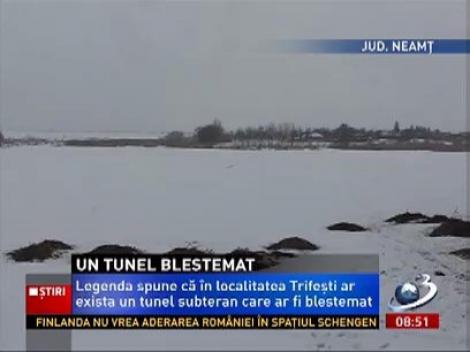 Tunelul blestemat din Tifeşti, judeţul Neamţ