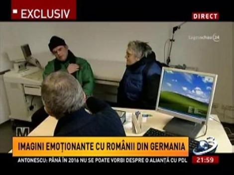 Imagini emoţionante! Românii discriminaţi, apăraţi de o televiziune din Germania