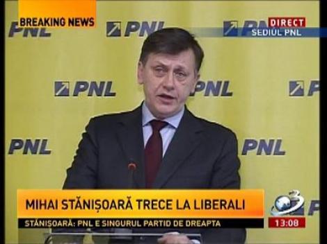 Crin Antonescu: Mihai Stănişoară va ocupa funcţia de vicepreşedinte PNL, cu atribuţii în domeniul politicilor privind securitatea naţională