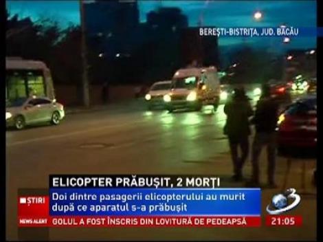 Cei trei răniţi în accidentul aviatic de la Bacău, aduşi la Bucureşti. Unul dintre ei este în stare gravă