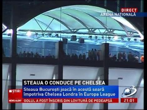 Steaua înscrie primul gol în partida cu Chelsea Londra