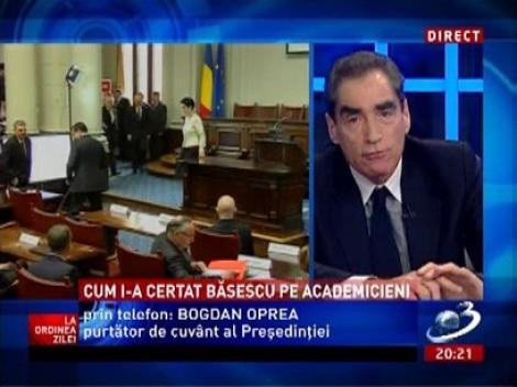 Află aici de ce a plecat Traian Băsescu de la Academie, fără să asculte şi alte opinii