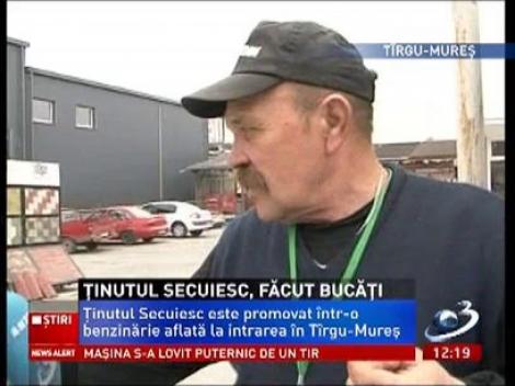 Ţinutul Secuiesc, promovat într-o benzinărie din Târgu Mureş