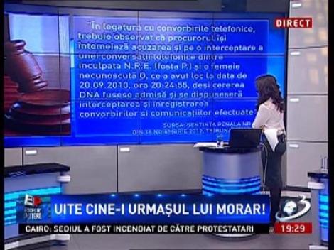 Exces de putere: Delegatul lui Morar la şefia DNA, Călin Nistor, acuzat de interceptări ilegale la Parchet