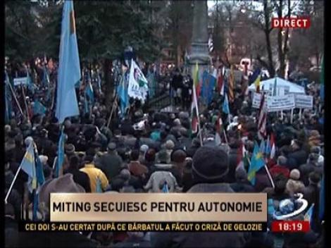 A început marşul secuilor pentru autonomie