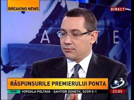 Sinteza Zilei: Raspunsurile premierului Ponta