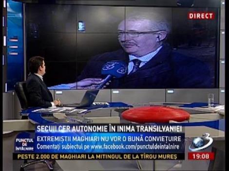 Punctul de intalnire: Toro Tibor, despre mitingul secuilor de la Târgu Mureş