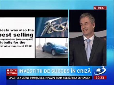 România în Mişcare: Directorul Ford în România, despre investiţii de succes pe timpul crizei