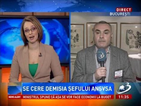 Se cere demisia şefului ANSVSA, Mihai Ţurcanu
