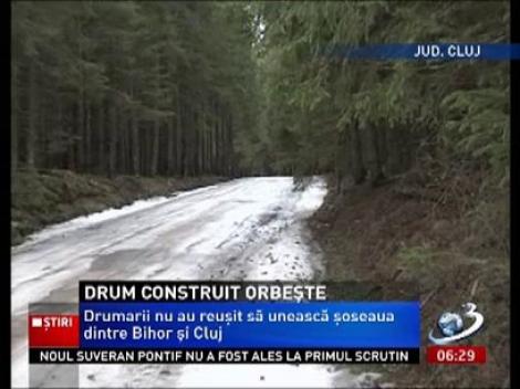 Greşeală gravă de proiectare! Un drum care leagă Bihorul de Cluj nu se poate finaliza