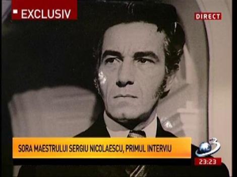 Mihai Gâdea recită o poezie în memoria marelui maestru Sergiu Nicolaescu