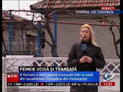 Șocant! Femeie ucisă și tranșată