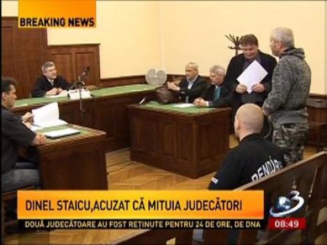 Dinel Staicu, acuzat că mituia judecători