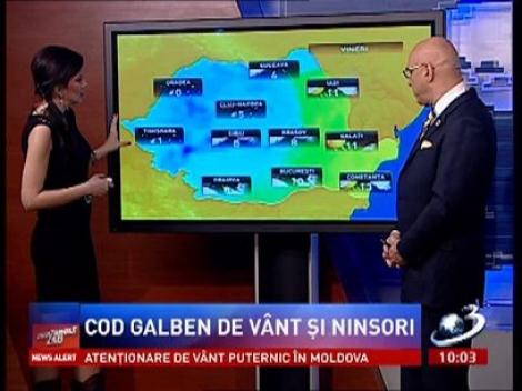Cod Galben de vânt și ninsori