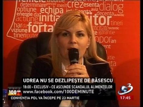 100 de Minute: Udrea nu se dezlipește de Băsescu