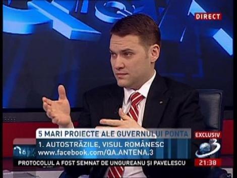 Q&A: Dan Șova, despre cele 5 mari proiecte ale guvernului Ponta cu autostrăzile