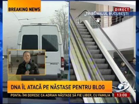 DNA îl atacă pe Năstase pentru blog