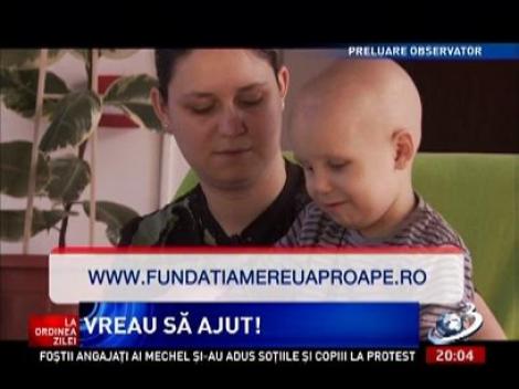 Antena 3 face un apel pentru Denis, un băieţel bolnav de cancer