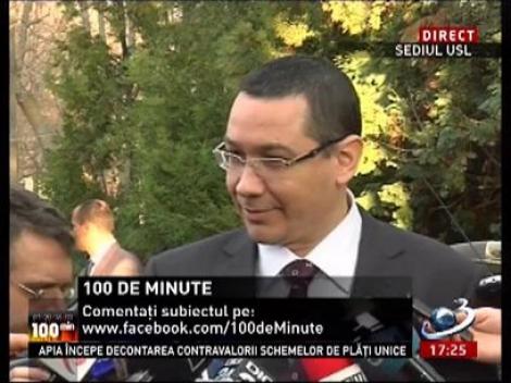 Ponta: Da, am vorbit cu Năstase la telefon!