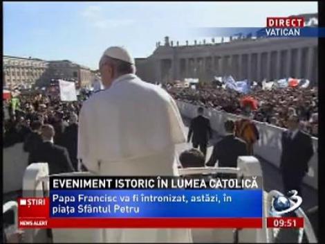 Eveniment istoric în lumea catolică! Papa Francisc va fi întronizat