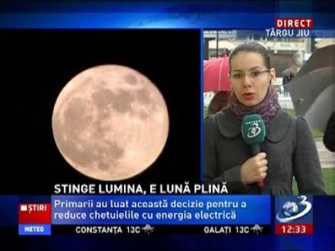 Primarii din Gorj opresc iluminatul public în nopţile cu lună plină
