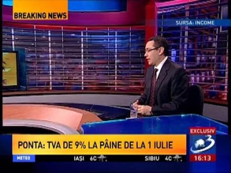 TVA-ul la pâine va fi redus la 9% de la 1 iulie
