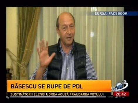 Vezi aici mesajul lui Traian Băsescu pentru PDL: Adio Partid Democrat!