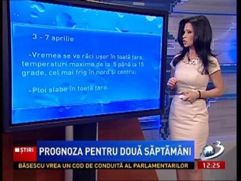 Prognoza meteo pentru două săptămâni! Află de aici când va veni şi primăvara!
