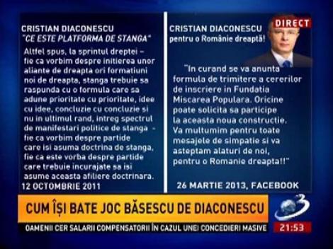 Cristian Diaconescu, paralelă între declarațiile din 2011 si 2013