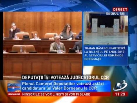 Plenul Camerei votează candidatura lui Valer Dorneanu la CCR