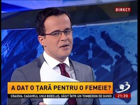 Sinteza zilei: Băsescu a dat ţara pentru o femeie