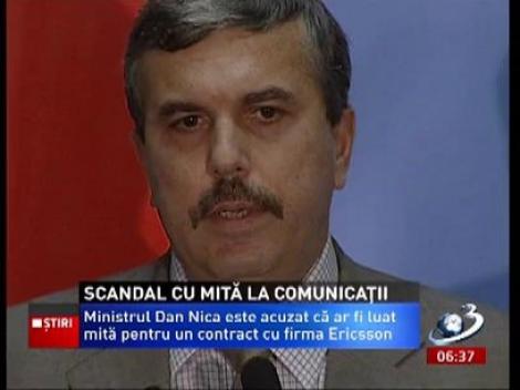 Ministrul Dan Nica este acuzat că ar fi luat mită pentru un contract cu Ericsson