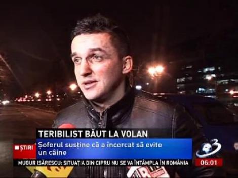 Un șofer bucureștean a pierdut controlul mașinii și a ajuns pe Spaliul Independenței