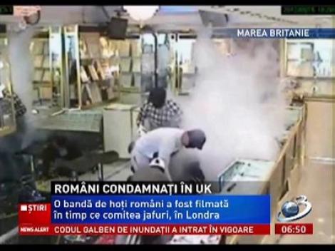 O bandă de hoţi români a fost trimisă după gratii, în Marea Britanie, pentru o serie de jafuri