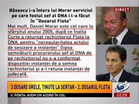 Sinteza Zilei: Cele 3 dosare grele, ţinute la sertar. 2. DOSARUL FLOTA