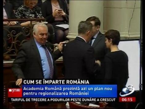 Astăzi vom afla cum va arăta noua hartă a României. Proiectul Academiei Române intră în dezbatere