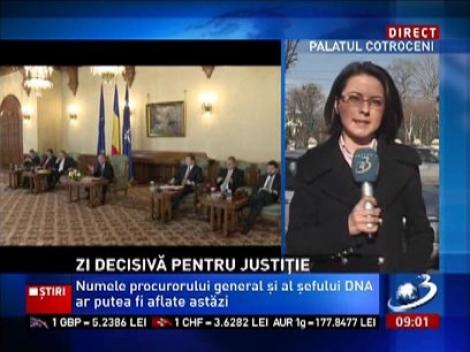Care este numele procurorului general şi al şefului DNA? Ponta, la masa discuţiilor cu Traian Băsescu şi membrii CSM