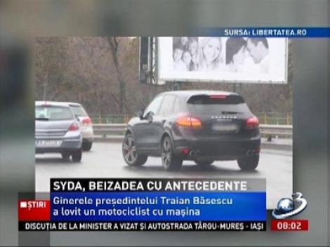 Ginerele lui Traian Băsescu a accidentat un motociclist